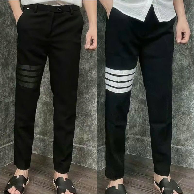 Quần Tây - Quần Âu BOY PHỐ thiết kế 4 sọc cá tính phong cách Hàn, chất vải cao cấp không nhăn Menswear