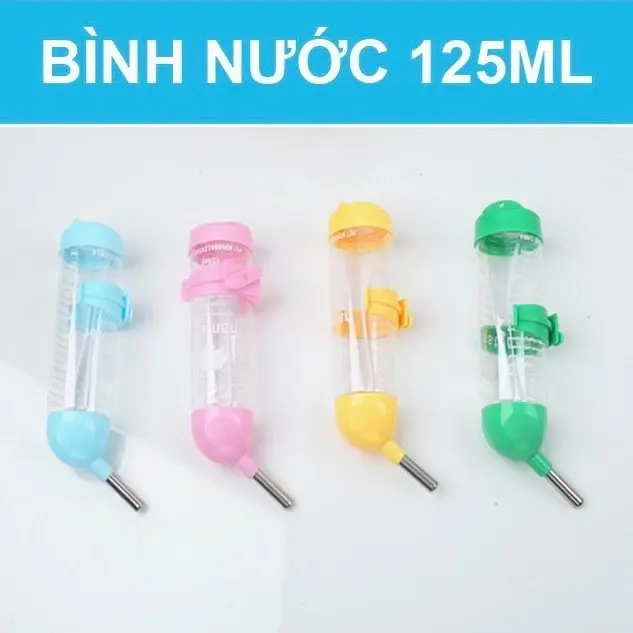 Bình nước 80ml và 125ml cho hamster nhím sóc 1