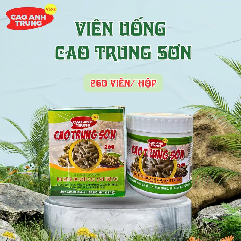VIÊN UỐNG CAO TRUNG SƠN 260 VIÊN