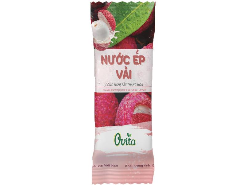 COMBO 10 Viên Lẻ Nước Ép Trái Cây Sấy Thăng Hoa Ovita -  Giữ Vẹn Hương Vị Tươi - Mix Vị chuẩn vị trái cây tươi 7