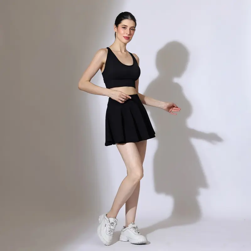 MANIAK Rok Mini Short Skirt Flare Casual Olahraga Sport Tennis Poundfit Gym Voly Golf Senam Dancer Zumba Aerobik Bulutangkis Renang Sepeda Lari (ROK-03) 4