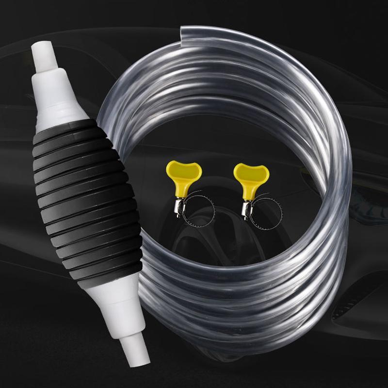 Car Manual Oil Tank Suction Pipe, 1 Set Oil Pump Pipe, Aquarium Fish Tank Siphon Change Pipe, Manual Cleaning Tool, Thickened and Lengthened Water Pump 8