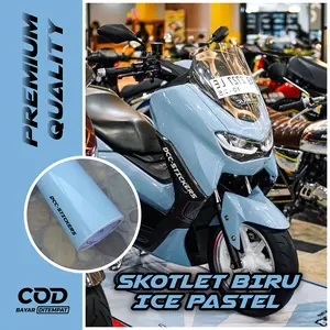 Skotlet Pastel ICe Biru Biru Muda Body Motor BerKualitas Vespa Matic Karbu Moge Mobil Premium