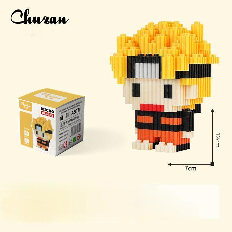 Nano Block Anime Naruto Series Mainan Balok Susun DIY Bricks Mini HC 0