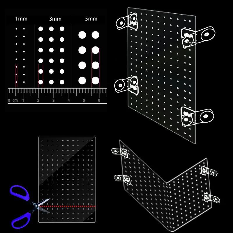 Product Introduction of Bendable Fish Tank Isolation Plate Freely Cut Upper and Lower Compartment Bottom Pad Cover Net Baffle Aquarium Accessories 16