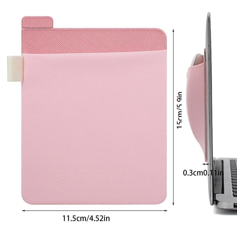 Pocket Pouch For Laptop Adhesive Laptop Back Storage Bag Portable Reusable Storage Pocket For External Hard 5