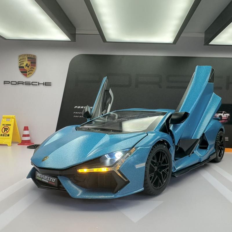 Mô hình xe Lamborghini Lamborghini Revuelto tỉ lệ 1:24 hãng Jinlifang 6