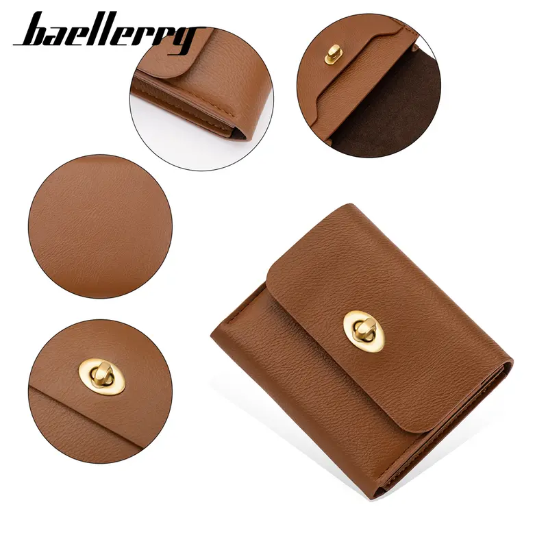 Dompet Kartu Koin Wanita Kulit PU BAELLERRY K8324 3