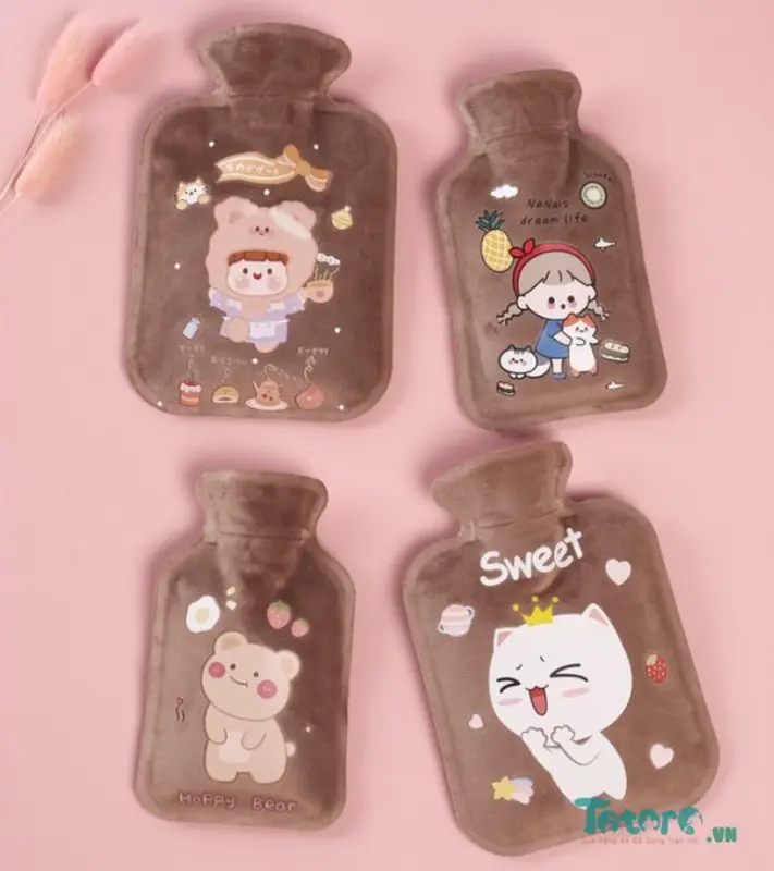 Túi Chườm Giữ Nhiệt Nóng Lạnh Giảm Đau Bụng Kinh Cute Hình  Động Vật Dễ Thương 4