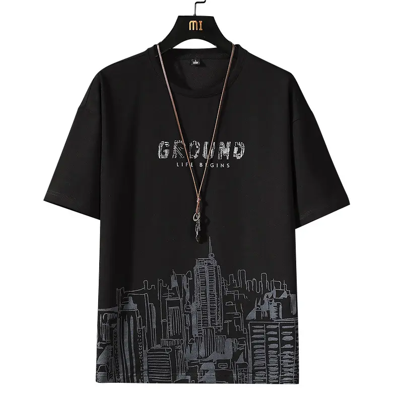 Áo Thun Nam Nữ GROUNG Life Hot Trend Form Đẹp Basic Tay Ngắn Unisex Top Cổ Tròn Menswear 0