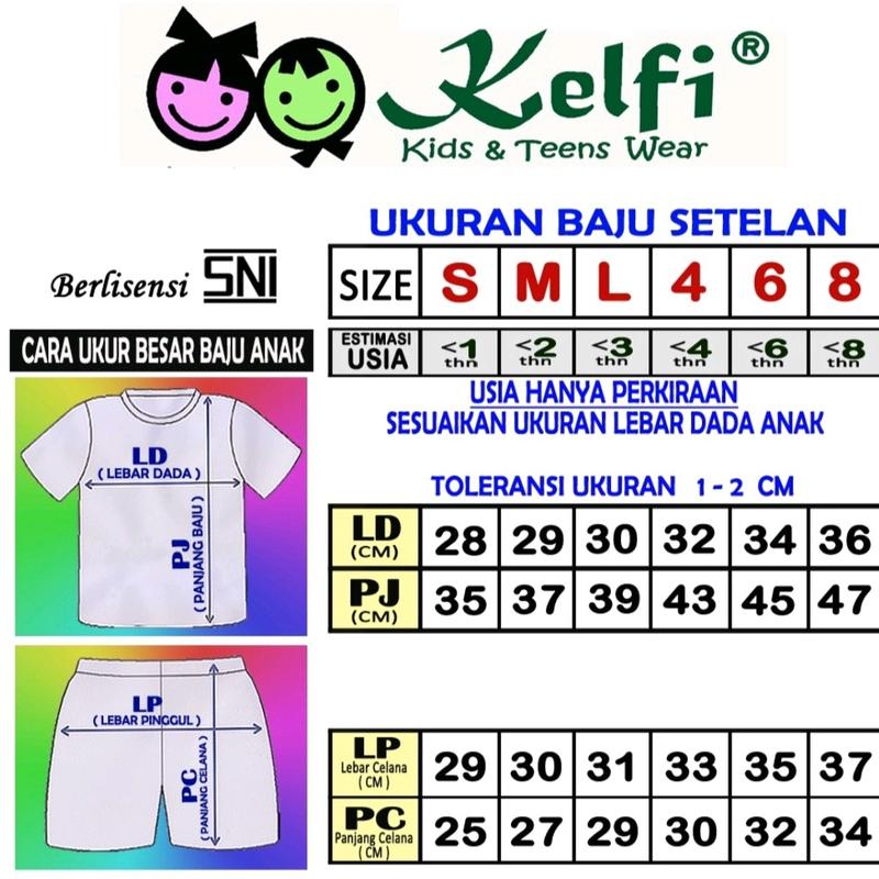 KELFI SETELAN / SET BAJU ANAK CEWEK BORDIR USIA 1- 8 TH "SWEET EDITION" 1