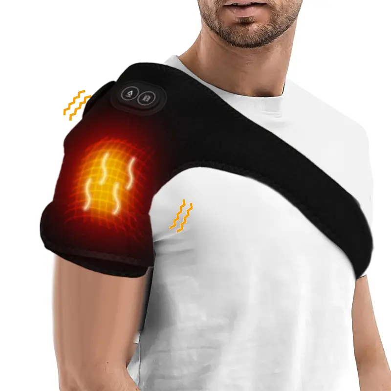 Portable shoulder heating pad & massager, vibrating wrap-around shoulder heater, shoulder brace for pain relief, rotator cuff support - TikTok Shop Philippines Portable shoulder heating pad & massager, vibrating wrap-around shoulder heater, shoulder brace for pain relief, rotator cuff support - TikTok Shop Philippines