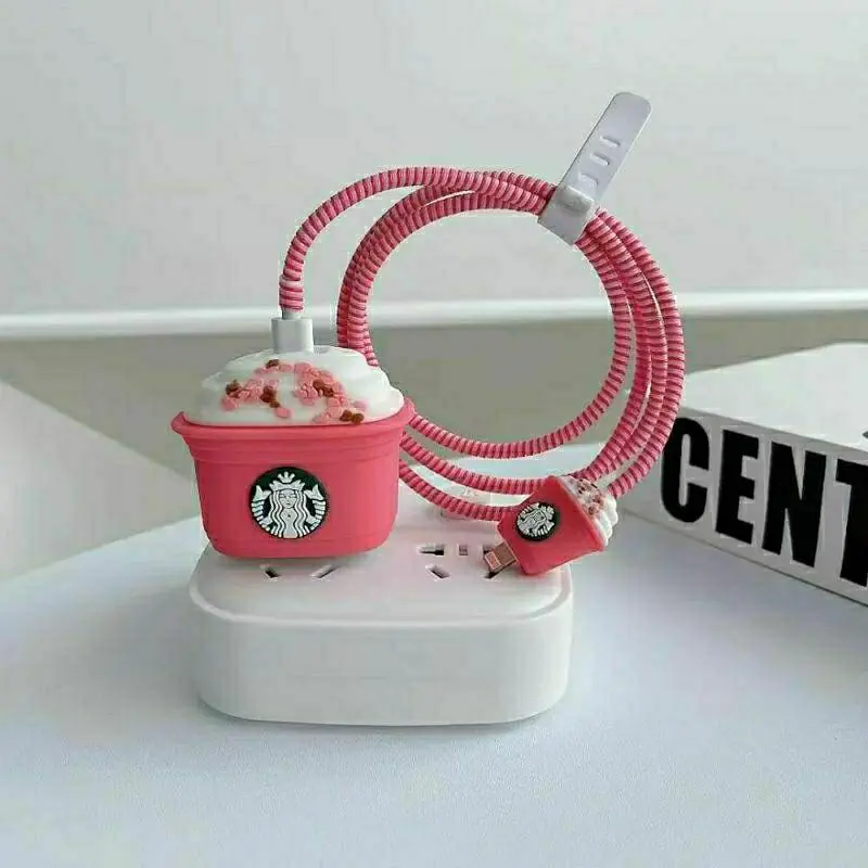 Pelindung Charger Bahan Silikon Kompatibel Untuk Charger IPhone 18W / 20W 0