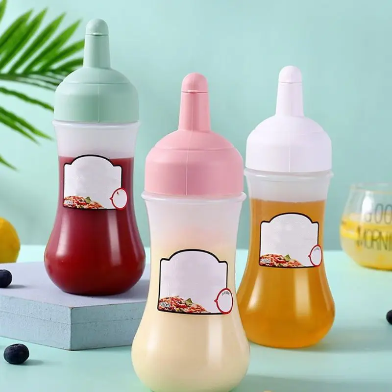 BISA COD Bo5528 Botol Kecap Saos Portabel 280ml /  Botol Minyak Mayones / Botol Bahan Plastik Anti Tumpah Multifungsi Kitchenware 1