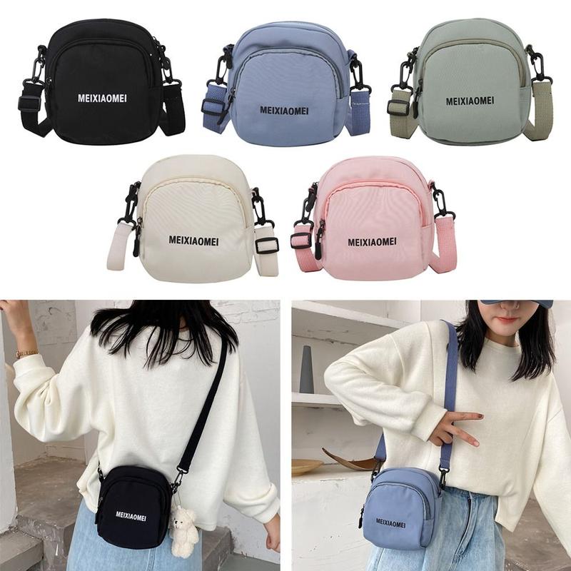 Túi đựng điện thoại có dây kéo, dành cho phụ nữ, túi Messenger du lịch, túi đeo vai, túi Túi Xách mini, túi đeo chéo