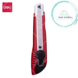 Dao rọc giấy DELI to D10040/2043 - Tặng kèm lưỡi dao dự phòng dao  rọc