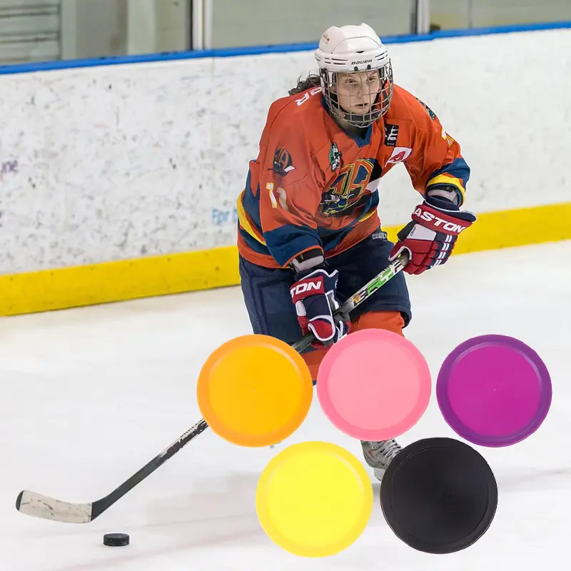 8Pcs 64mm ABS Air Hockey Pucks Air Hockey Children Table Mini Ice Hockey Piece Entertainment Accessories Ball Sport Tools