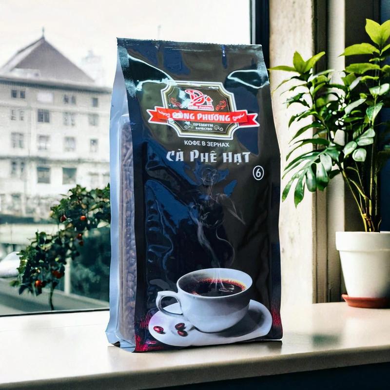 Cà Phê Hạt Đông Phương Số 6 cao cấp (1kg/gói) -Cafe rang mộc nguyên chất