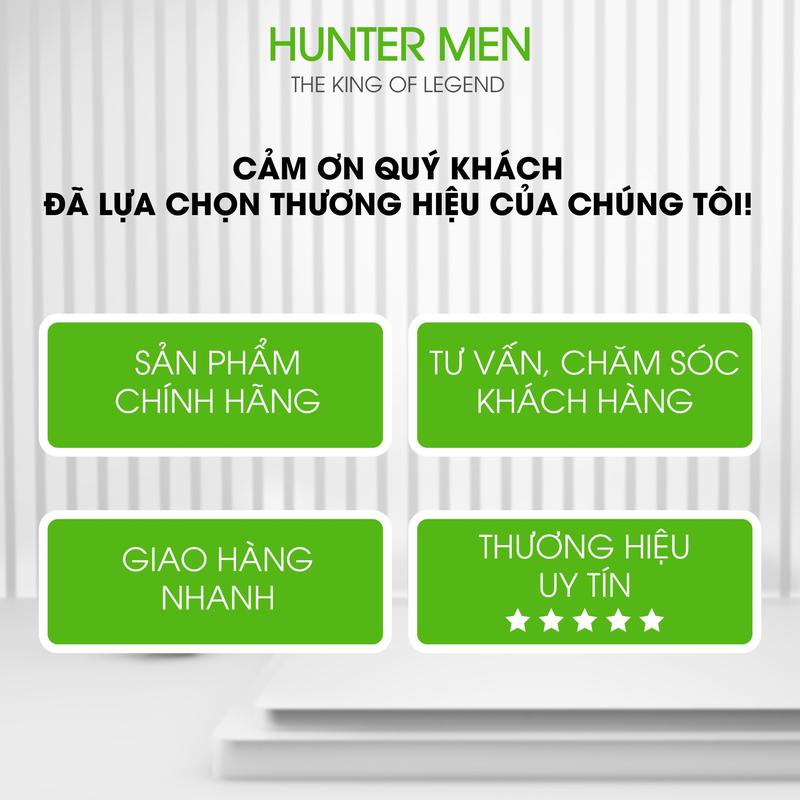 Gel vệ sinh nam HUNTER MEN 100ml | TẶNG Hộp đựng Hunter Men 4