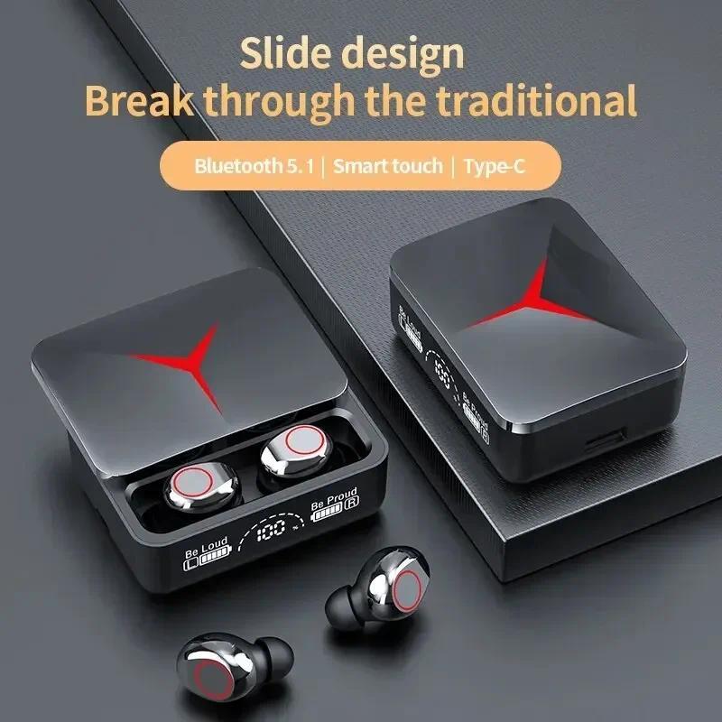 Tai Nghe Không Dây, TWS M90 Chính Hãng, Tai Nghe Chơi Game, Bluetooth 5.3, Tai Nghe Thể Thao, Có Mic, Tai Nghe Không Dây, Tương Thích Với iPhone Và Xiaomi