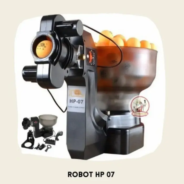 promo spesial PAKET ROBOT PINGPONG Tenis meja Mesin Pelontar Bola HP07 Pingpong
