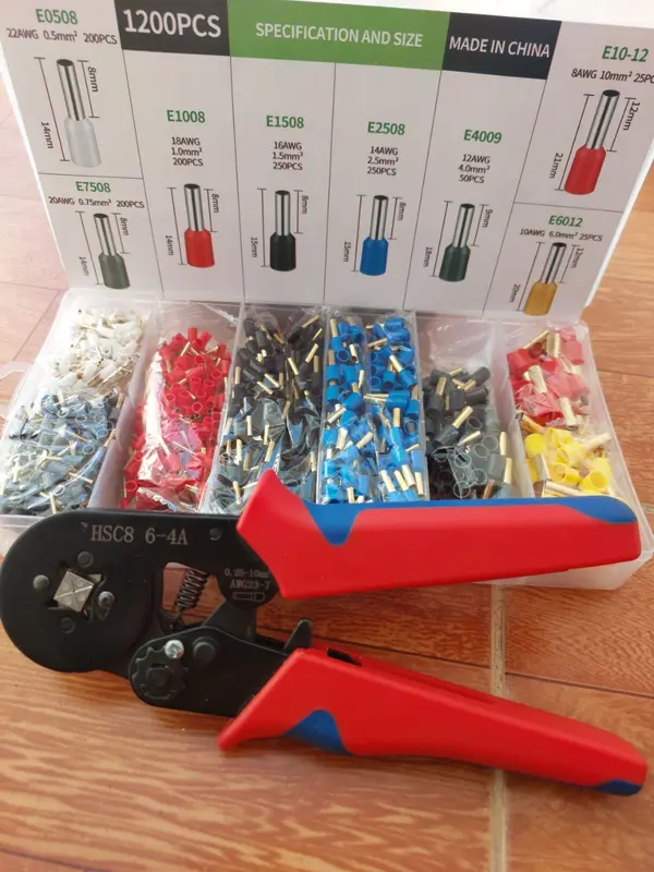 Đầu cốt đồng kim rỗng đầu cos pin rỗng tròn đấu dây điện( cos đồng)có bịch 100 cos và bịch 200 cos 8