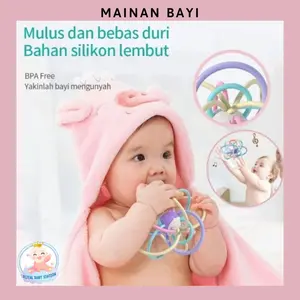 Mainan Rattle Bayi Aneka Model Lucu kerincingan