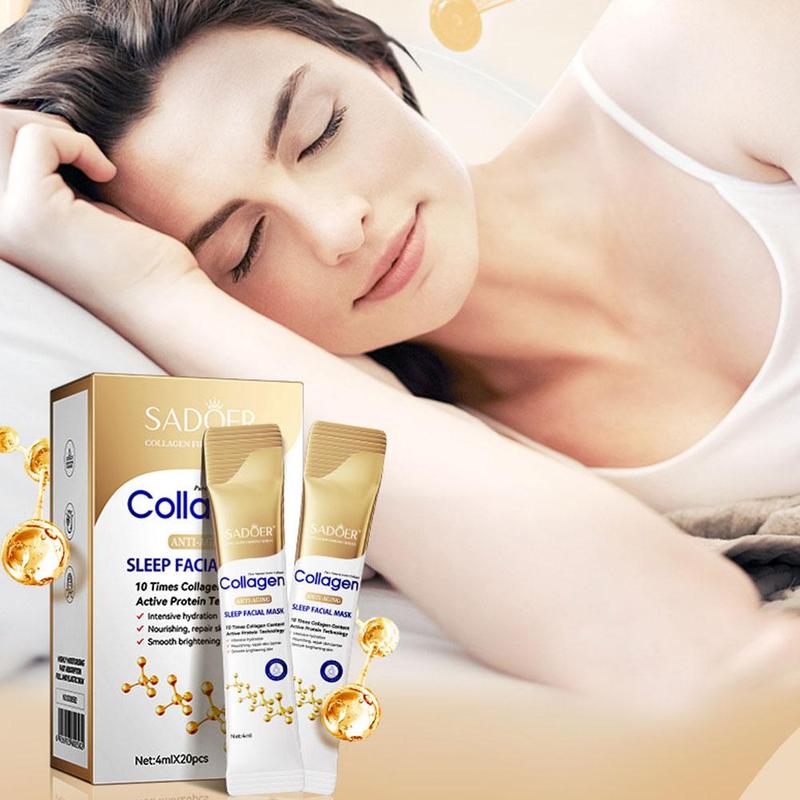 Product Introduction of SADOER Hydrating Moisturizing Sleeping Mask Skin Care Mask Facial H5E6 32