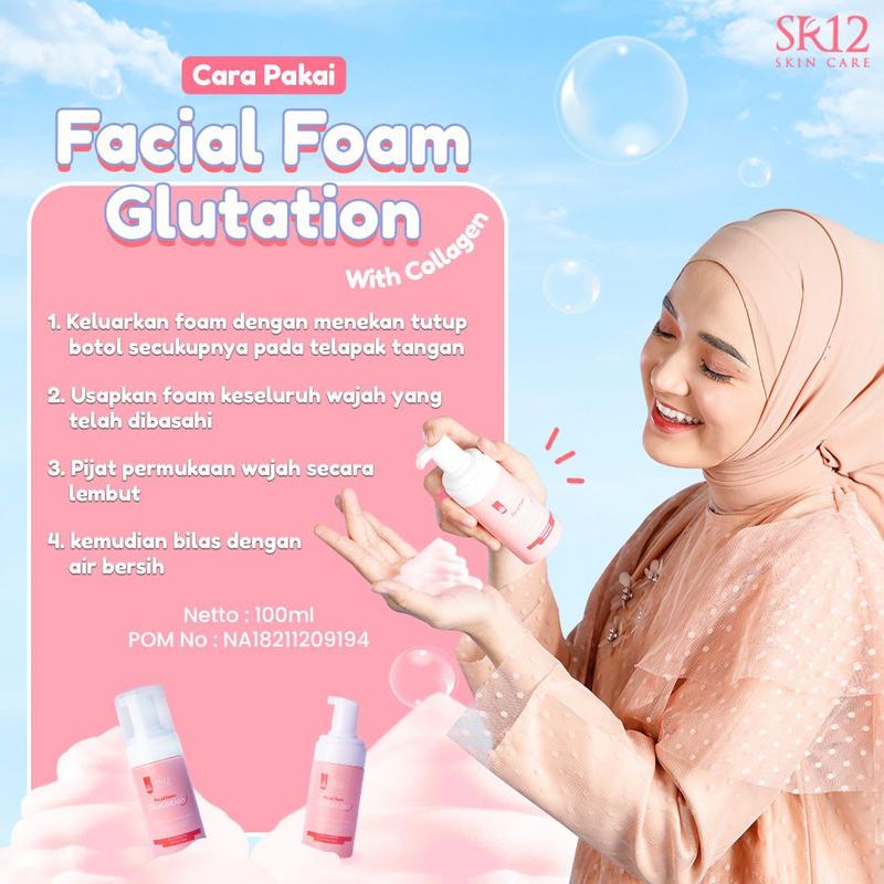 FACIAL WASH SR12 100ML ALL VARIAN / HONEY / BULUS / COFFEE / GREEN TEA / GLUTATION 3