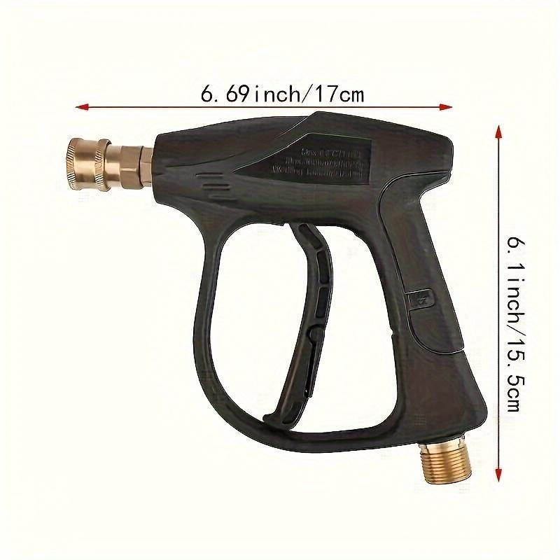 Product Introduction of High Pressure Car Washer, Garden Hose Nozzle, Car Wash Water Gun with Adjustable Spray Nozzle, Lawn Watering Nozzle, Professional Car Wash Tool 1