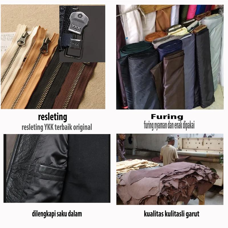 Product Introduction of Jaket Kulit Domba Asli Garut Pria 100% original- Garansi Uang Kembali Jika Terbukti bukan asli kulit 2