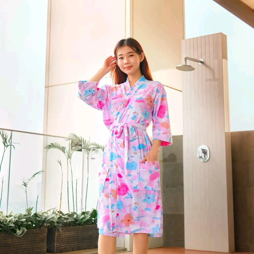 Kimono Handuk Baju Dewasa Wanita