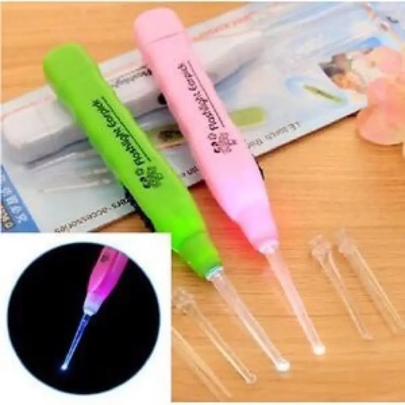 LED Light Ear Spoon Ear Picking Tool Ear Wax Remover Cleaner Ear Pick