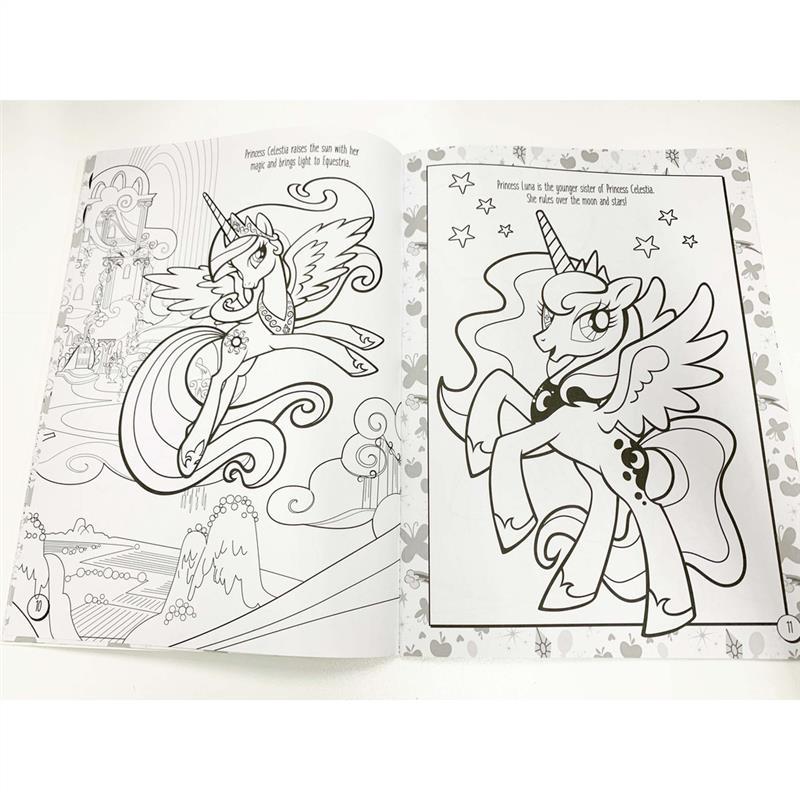 Product Introduction of High Quality My Little Po Besties Colouring Activity Book For Kids With 32 Pages 3