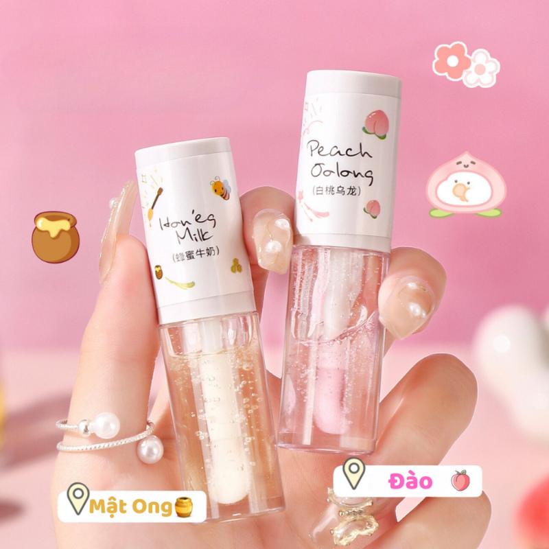 Product Introduction of Son Dưỡng Ẩm Hương Đào Và Mật Ong, Son Dưỡng Môi Giúp Đôi Môi Căng Bóng Mềm Mịn 32