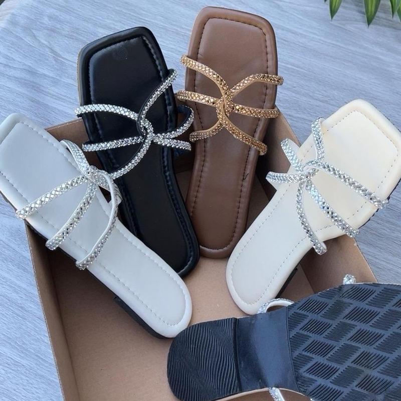 Dép No Nonseᵰse Xoàn Đá Quai Ngang 3 Dây Thời Trang Sang Trọng 36-40 - Có Quai, Slipper