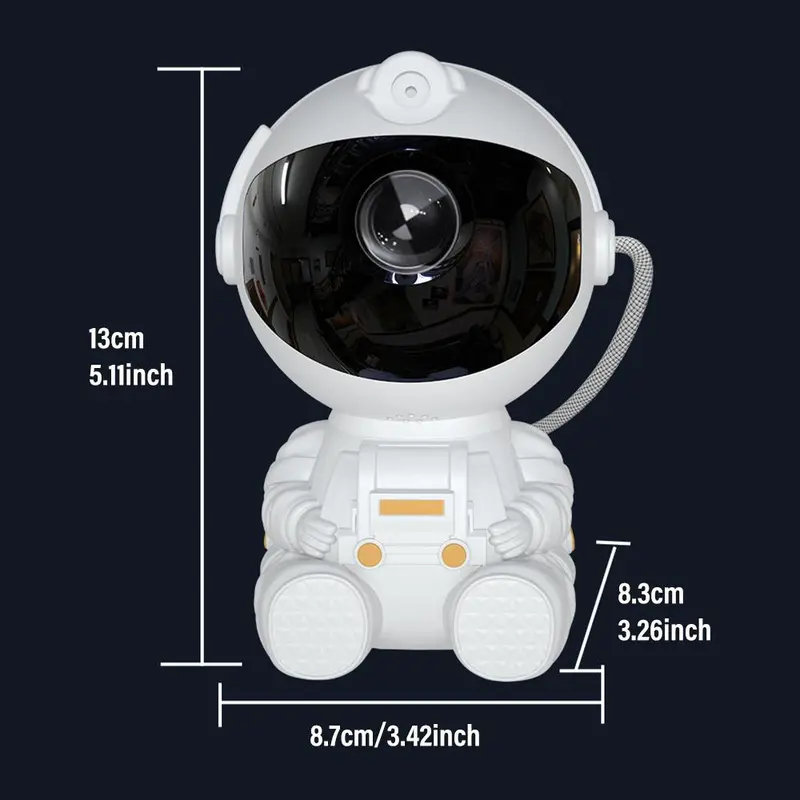 Astronaut Design LED Projector Night Light, Galaxy Projector with Remote Control, Novelty Lighting for Home Theater & Room Decoration 1