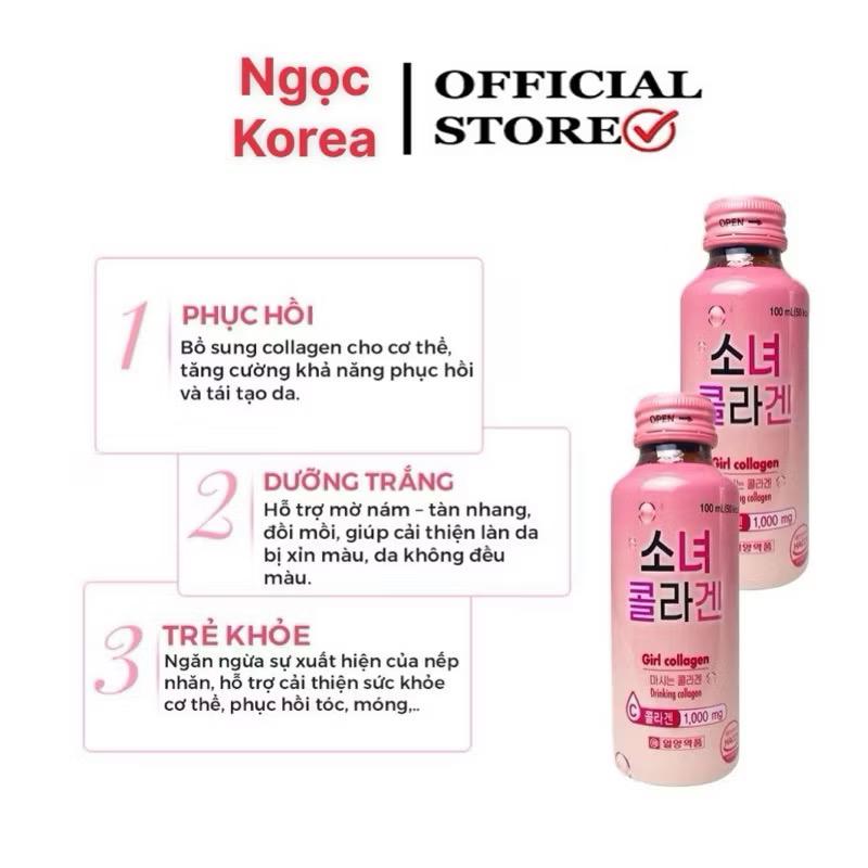 Product Introduction of Nước Uống Bổ Sung Girl Collagen Hàn Quốc Hỗ Trợ Làm Đẹp Da Hộp 10 Lọ x 100ml 38