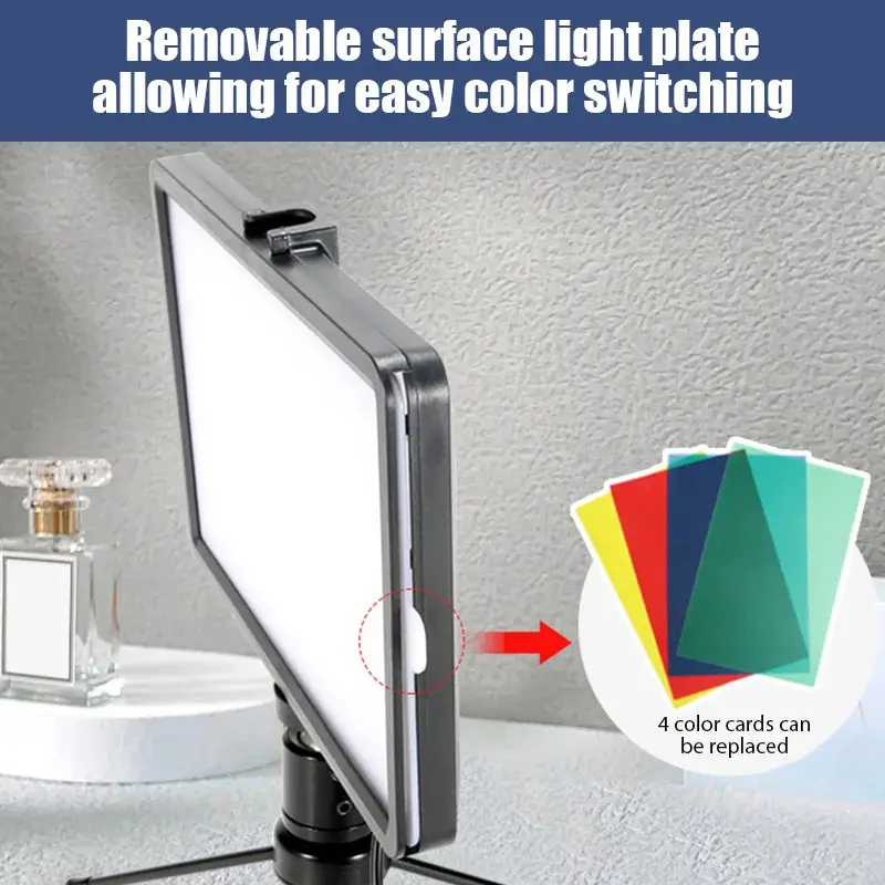 Bảng Đèn LED Video Chụp Ảnh, 3000K-6000 KMcoplus, Bộ Đèn Studio Chụp Ảnh Chiếu Sáng, Để Chụp Và Phát sóng Trực Tiếp, Bộ Lọc RGB Youbube 4
