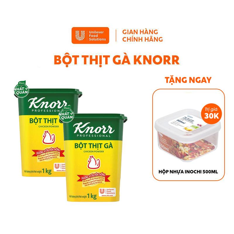 [Livestream] Combo 2 Bột Thịt Gà Knorr Professional 1kg - Chuyên Dùng Cho Nấu Ăn