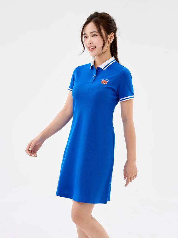   ĐỒNG GIÁ 199K  YODY Váy Polo Nữ Sorona Thêu Gấu Dễ Thương VPN5006 