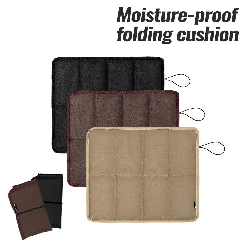 Foldable Sitting Pad, 2 Counts Waterproof Seat Pad with Storage Bag, Outdoor Folding Foam Sitting Mat for Hiking, Picnic, Backpacking, Camping Accessories 0