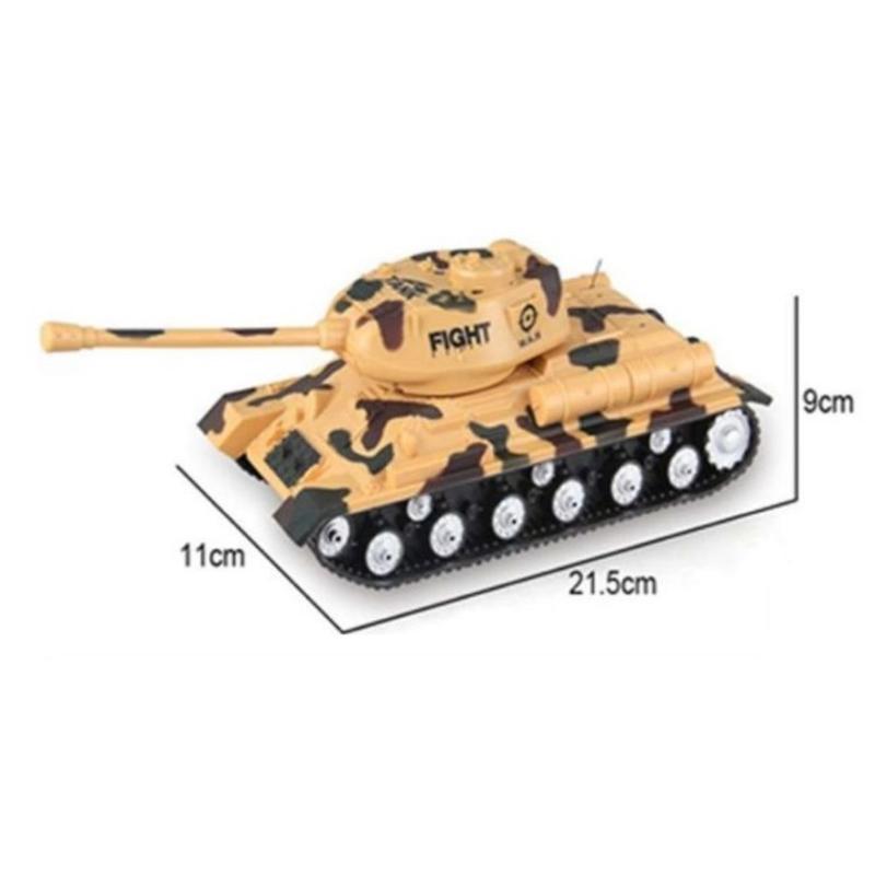 Mainan Anak RC TANK REMOTE CONTROL Tank RC Ada Lampu & Suara Tank RC 3