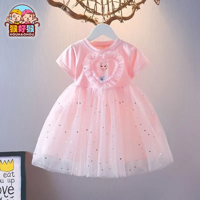 Váy Công Chúa Elsa, Dành Cho Bé Gái, Váy Mùa Hè, Phong Cách Phương Tây, Váy Trẻ Em, Cỡ Trẻ Em Nhỏ Thích Hợp Cho Bé Và Trẻ Em, Được Đánh Giá Tích Cực 90%, Được Phát Hành Vào Năm 2025 1