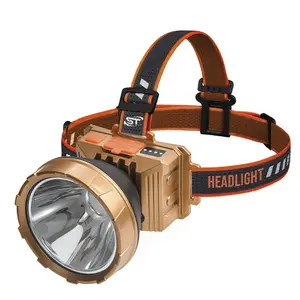 Headlamp LED Senter Kepala Multifungsi Adjustable Tahan Air Headlamp Cas Ulang Powerbank