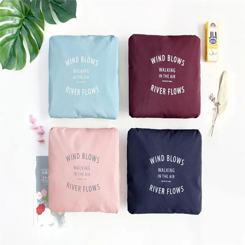Túi du lịch Có Thể Gập Lại dành cho phụ nữ và nam giới, Cầm Tay, Túi Hành Lý dung tích lớn, có dây kéo, Thích hợp để lưu trữ tại nhà, dễ dàng mang theo và bảo quản 7
