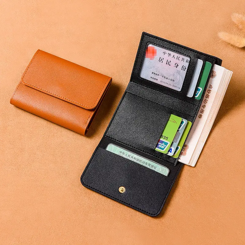 New three fold wallet for women, short Korean version, simpl - TikTok ...