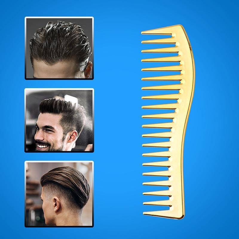Double Sided Hair Brush Comb, 2 Counts/set Hair Salon Styling Comb, Beard Comb, Hairdressing Comb, Hair Styling Tool for Women & Men 6
