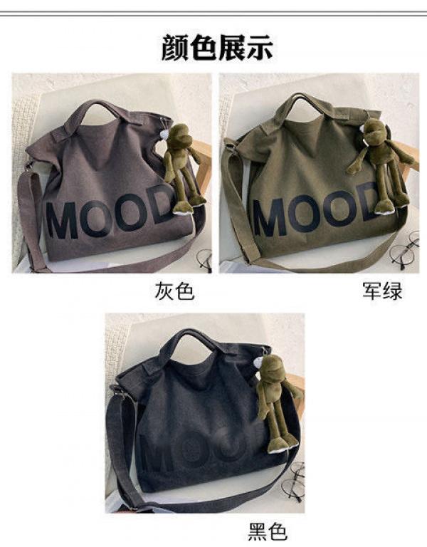 Product Introduction of Túi Đeo Chéo, Dành Cho Phụ Nữ Và Nam Giới, Dung Lượng Lớn, Làm Bằng Vải Bố, Thích Hợp Cho Học Sinh, Phong Cách Hàn Quốc, Dễ Phối Đồ, Mới Cho Năm 2024 2