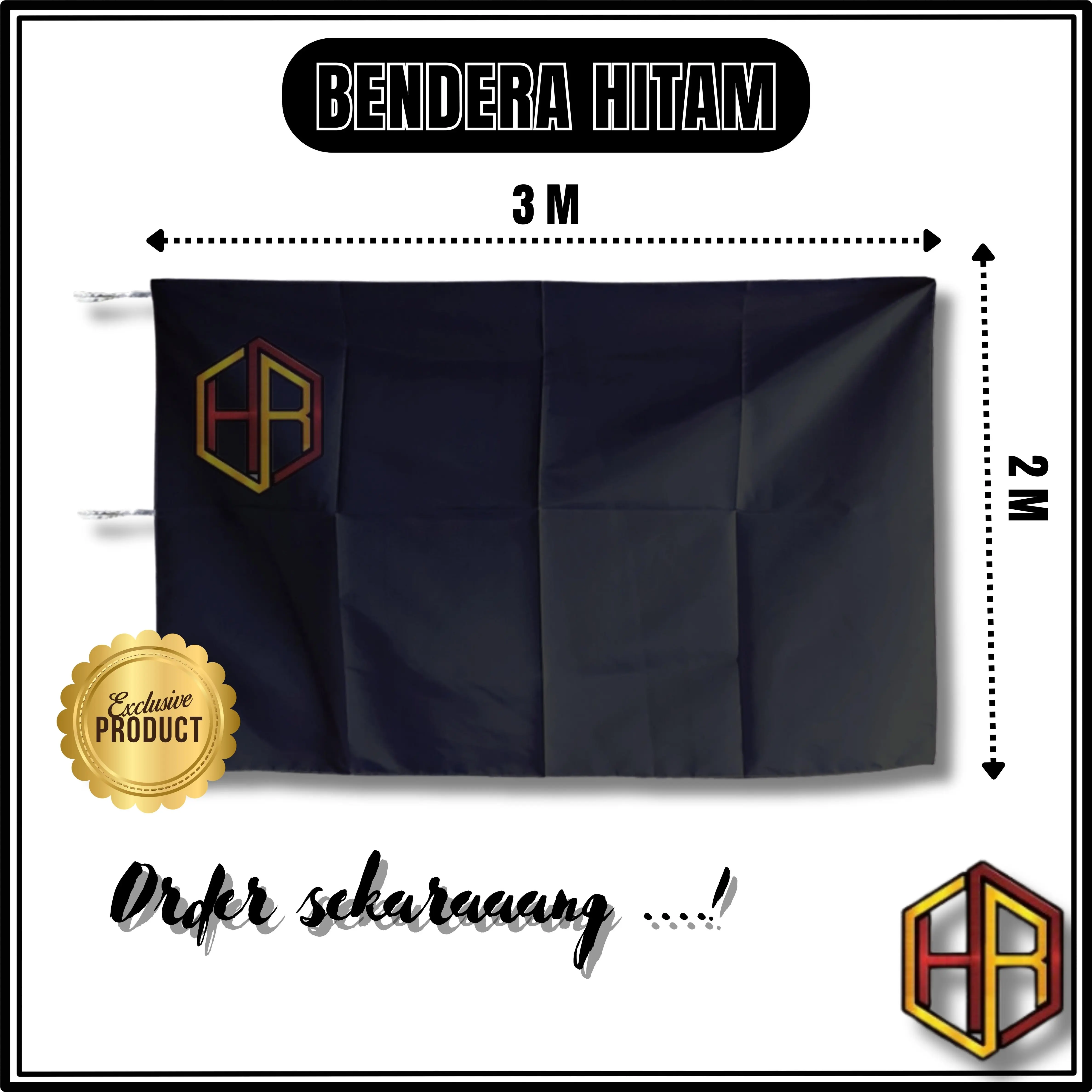 Bendera Polos Berbagai Warna Berkualitas Tinggi[3] Poliester Peles Grede A